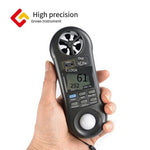Wind Speed Humidity Illumination Temperature Four In One Meter Multi Function Wind Speed Meter