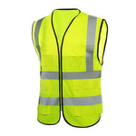 6 Pieces Reflective Vest Fluorescent Vest Reflective Clothing Traffic Duty Road Administration And Construction Environmental Sanitation Clothing