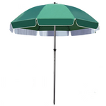 Umbrella Canopy Stall Umbrella Large Stall Umbrella Advertising 2.4m Dark Green Silver Glue Double Layer Cloth Umbrella