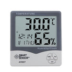 Electronic Temperature And Humidity Meter Alarm Clock Office And Home Indoor And Outdoor Thermometer Hygrometer