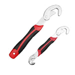 6 Pieces 2-piece Set Multi Purpose Wrench Flexible Open-end Wrench Fast Pipe Wrench Multi-function Wrench Multi-purpose Pipe Wrench (Red And Black)
