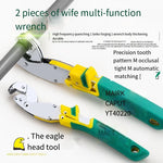 Multifunctional Spanner Universal Adjustable Spanner Self Tightening Spanner Dual Purpose Quick Opening Pipe Wrench