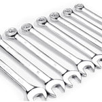 15 Pcs Mirror Wrench Box Open End Wrench Set Auto Repair Solid Wrench Hardware Tool Box Open End Wrench 13mm