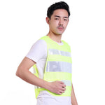 10 Pieces Reflective Vest, Traffic Vehicle Vest, Safety Clothes, Vehicle Mounted, Night Riding Reflective Vest, Environmental Sanitation Constructor, Fluorescent Coat