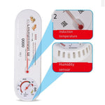 6 Pieces Temperature And Humidity Meter For Breeding And Hatching Chicken House Thermometer Hygrometer White