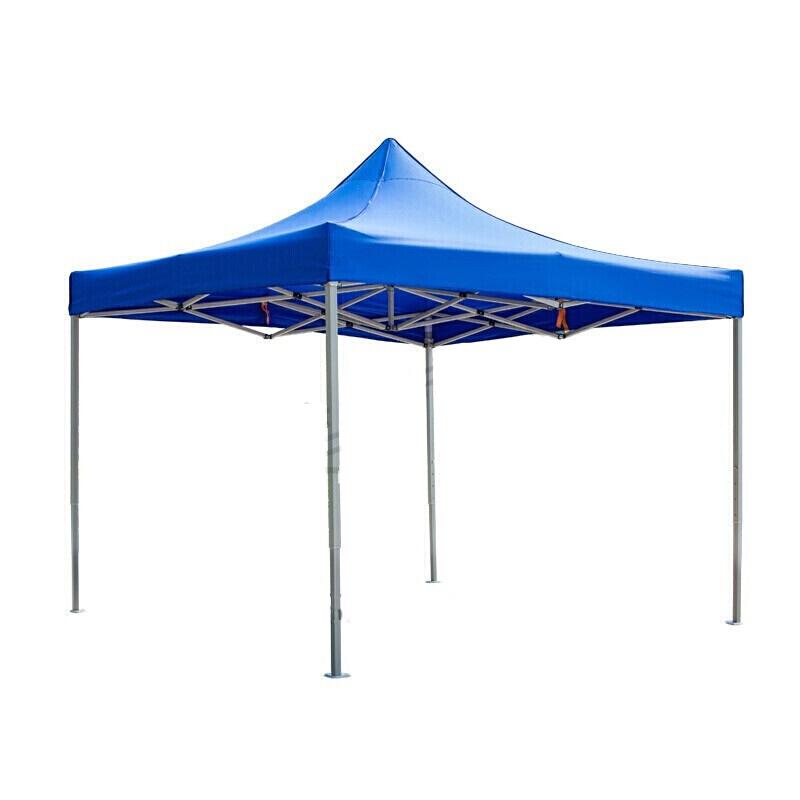 2x3 Reinforced Black Frame 3cm Blue Outdoor Folding Tent Retractable Awning Stall Four Foot Sunshade Four Corner Awning Big Awning Square Umbrella Activity Awning Umbrella Outdoor Stall Anti Ultraviolet Outdoor Courtyard