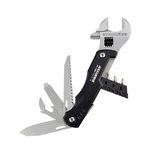 Mini Adjustable Wrench Large Opening Multi-function Art Knife Electrician Wallpaper Knife Screwdriver Small Driver Folding Multi-purpose Portable Outdoor Hardware Tool Combination 12 In 1 Multi-function Adjustable Wrench