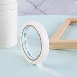 10 Drums Adhesive Masking Tape General Purpose Painter's Tape Bulk for Painting, Labeling, Packing, Craft, Home, Office, School 15mm * 20Y * 145um White (10 Rolls / Drum)