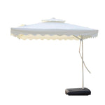 Outdoor Sunshade Umbrella Beach Umbrella Sentry Box Umbrella Stall Umbrella Security Umbrella 2.5 M Sunshade And Rainproof White